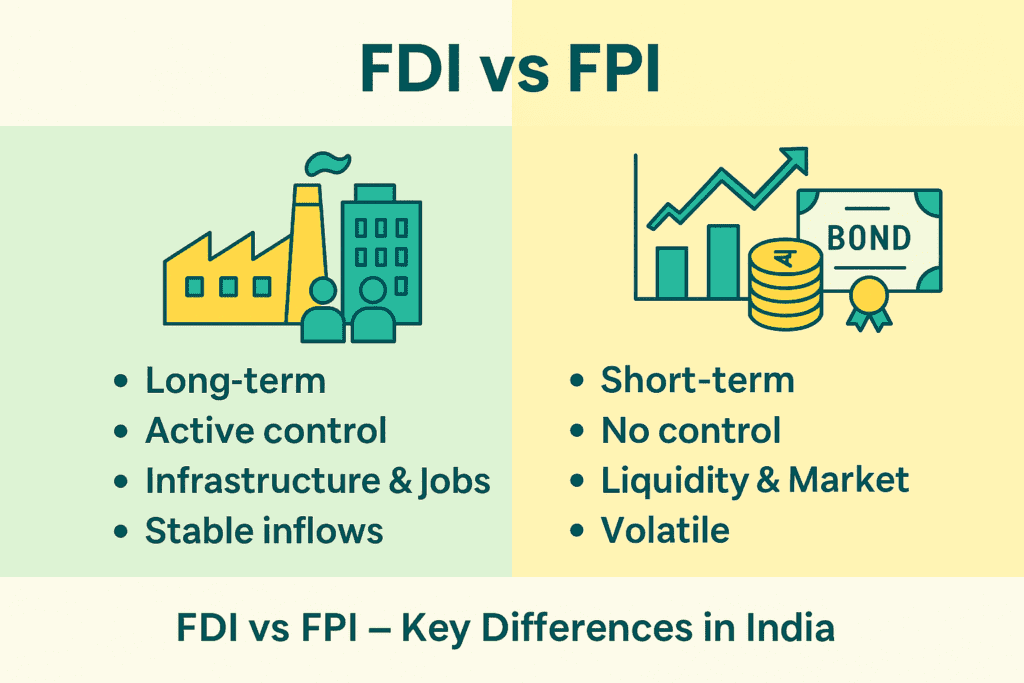 FDI vs FPI - Key Differences in India