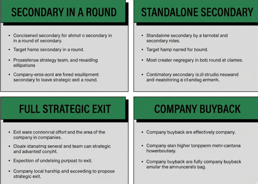 What is a founder secondary